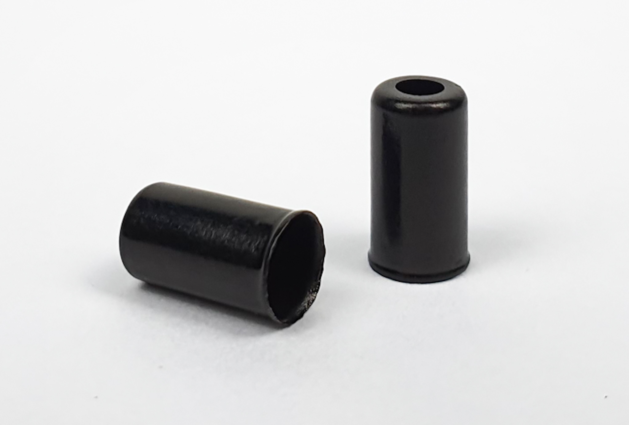 CNC Aussenhüllenendkappen für Schalt- und Bremshülle 5mm MS schwarz-elox